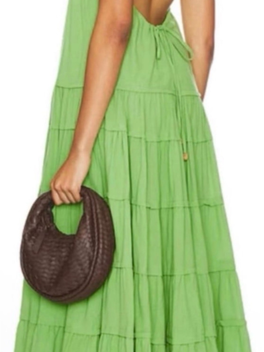 Free People Somewhere Sunny Halter Maxi Dress